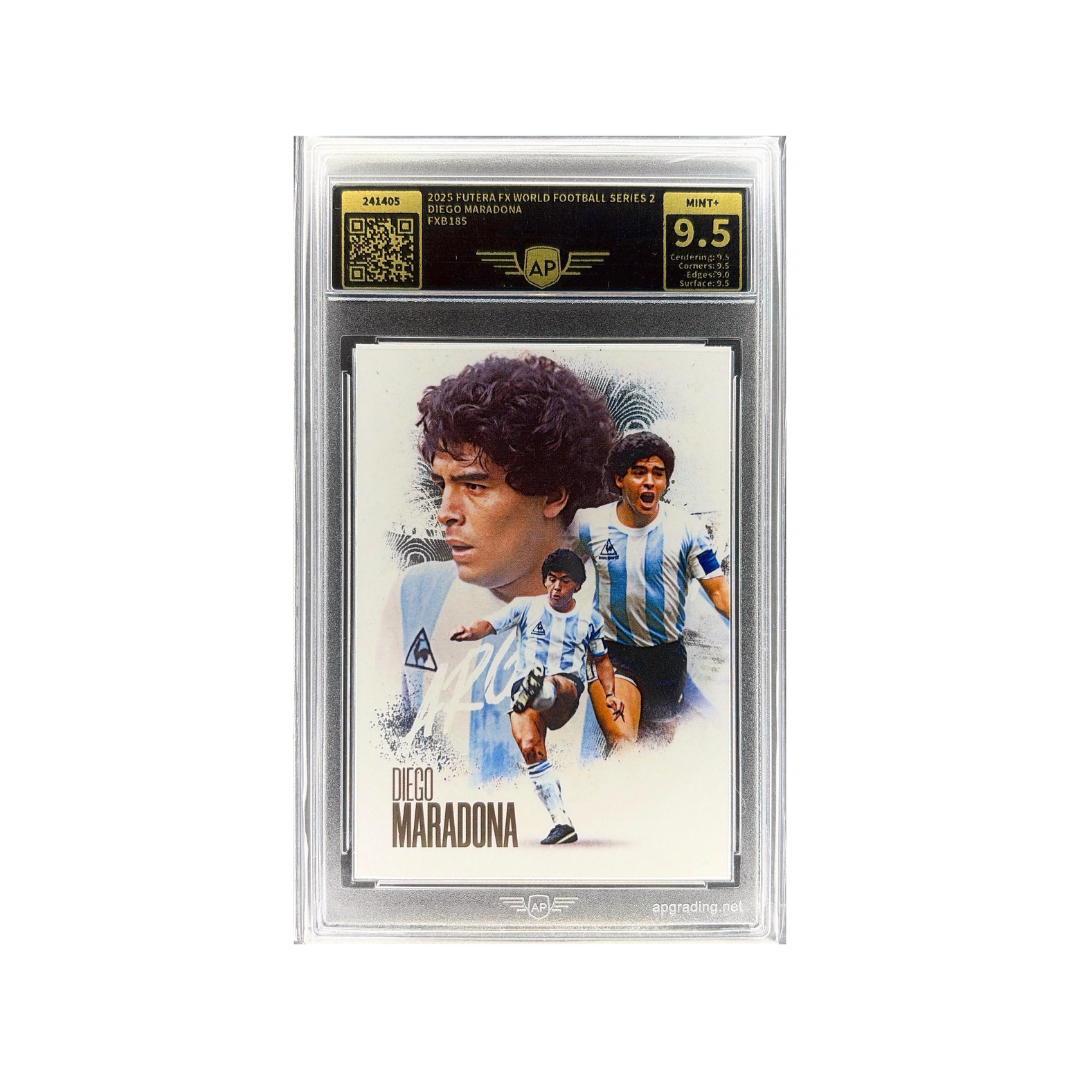 2025 Futera FX World Football Series 2 FXB185 Diego Maradona (9.5